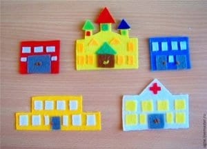Keçeden Oyun Evi Battaniye Yapımı - Resim 14