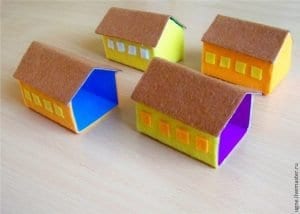Keçeden Oyun Evi Battaniye Yapımı - Resim 25