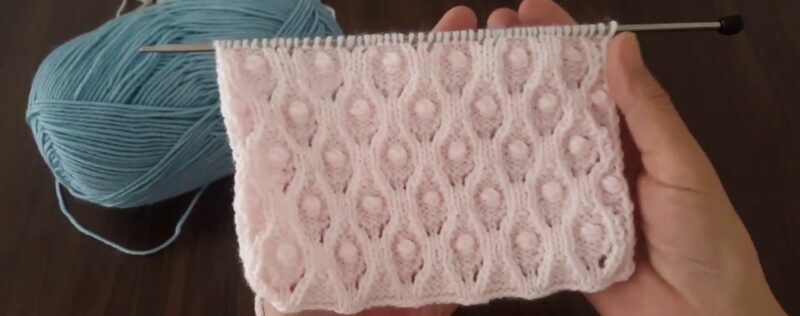 Nohutlu Petek Örgü Yapılışı 2