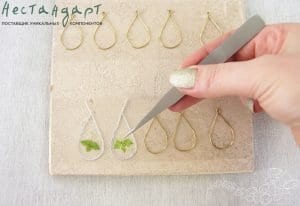 Reçineden Küpe Yapımı - Resim 10