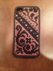 Kanaviçe Telefon Kılıfı Yapımı - Resim 10
