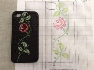 Kanaviçe Telefon Kılıfı Yapımı - Resim 14