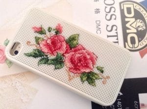 Kanaviçe Telefon Kılıfı Yapımı - Resim 19