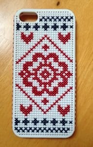 Kanaviçe Telefon Kılıfı Yapımı - Resim 24