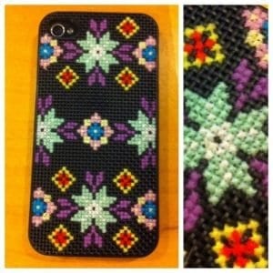 Kanaviçe Telefon Kılıfı Yapımı - Resim 38