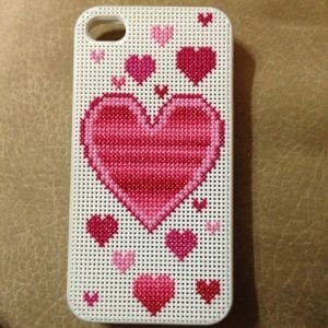Kanaviçe Telefon Kılıfı Yapımı - Resim 63