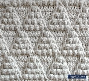 Popcorn Piramit Örgü Modeli Yapılışı - Resim 34