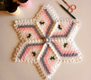 Baklava Dilimi Yıldız Lif Yapılışı 1