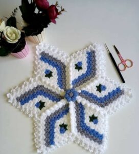 Baklava Dilimi Yıldız Lif Yapılışı 3