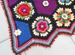 Frida'nın Çiçekleri Battaniye Yapılışı - Resim 16