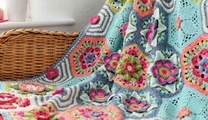 Frida'nın Çiçekleri Battaniye Yapılışı - Resim 18