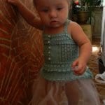 Örgü Bebek Elbisesi Tığ İşi 22