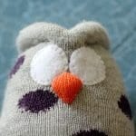 Çoraptan Baykuş Yapımı 11
