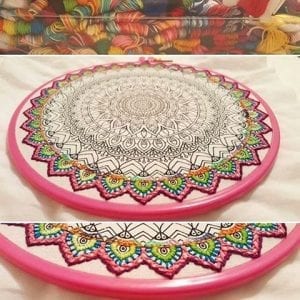 Mandala Kanaviçe - Resim 43
