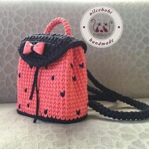 Örgü Çocuk Çanta Modelleri - Resim 66