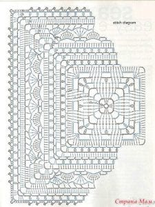 Tığ İşi Örgü Motif Şemaları - Resim 132