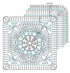 Tığ İşi Örgü Motif Şemaları - Resim 147
