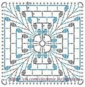 Tığ İşi Örgü Motif Şemaları - Resim 162