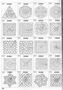 Tığ İşi Örgü Motif Şemaları - Resim 164