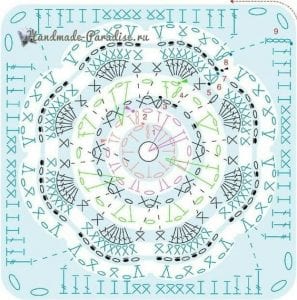 Tığ İşi Örgü Motif Şemaları - Resim 166