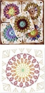 Tığ İşi Örgü Motif Şemaları - Resim 171