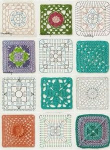 Tığ İşi Örgü Motif Şemaları - Resim 22