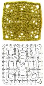 Tığ İşi Örgü Motif Şemaları - Resim 73