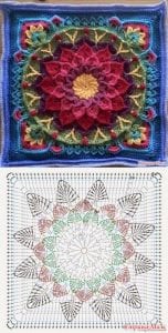 Tığ İşi Örgü Motif Şemaları - Resim 30