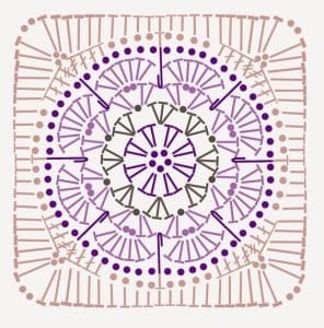 Tığ İşi Örgü Motif Şemaları - Resim 39
