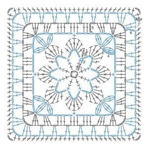 Tığ İşi Örgü Motif Şemaları - Resim 94