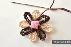Çiçek Yapımı Örgü - Resim 34