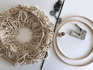 Ahşap Boncuktan Avize Yapımı - Resim 10