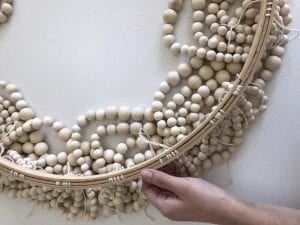 Ahşap Boncuktan Avize Yapımı - Resim 12