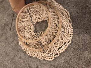 Ahşap Boncuktan Avize Yapımı - Resim 15