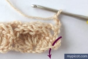 Tığ İşi Midye Örneği - Resim 5