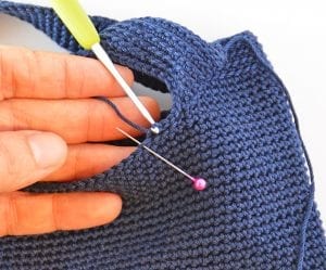Tığla Örgü Çanta Yapımı - Resim 17