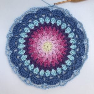 Zambak Örgü Mandala Yapılışı - Resim 12