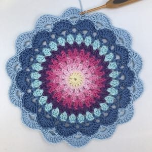 Zambak Örgü Mandala Yapılışı - Resim 13