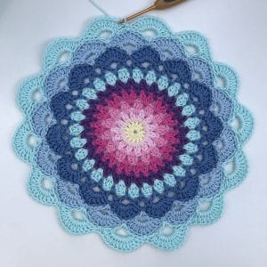 Zambak Örgü Mandala Yapılışı - Resim 15