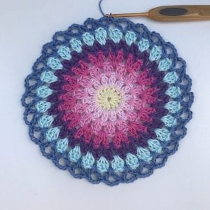 Zambak Örgü Mandala Yapılışı - Resim 1