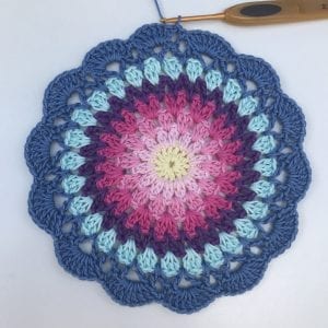 Zambak Örgü Mandala Yapılışı - Resim 7