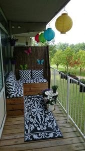 Küçük Balkon Dekorasyonu İçin Örnekler - Resim 18