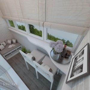 Küçük Balkon Dekorasyonu İçin Örnekler - Resim 20