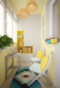 Küçük Balkon Dekorasyonu İçin Örnekler - Resim 1