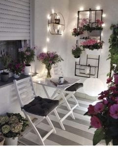 Küçük Balkon Dekorasyonu İçin Örnekler - Resim 39