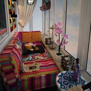 Küçük Balkon Dekorasyonu İçin Örnekler - Resim 40