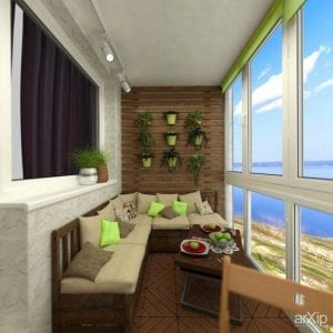 Küçük Balkon Dekorasyonu İçin Örnekler - Resim 44