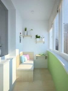 Küçük Balkon Dekorasyonu İçin Örnekler - Resim 49