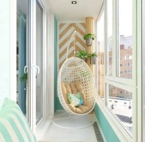 Küçük Balkon Dekorasyonu İçin Örnekler - Resim 50