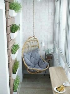 Küçük Balkon Dekorasyonu İçin Örnekler - Resim 53